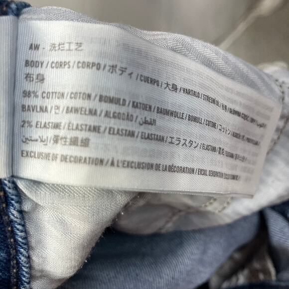 Hollister Ultra High-Rise Vintage Straight Light Wash Distressed Womens 5R 27x27 - Picture 12 of 15